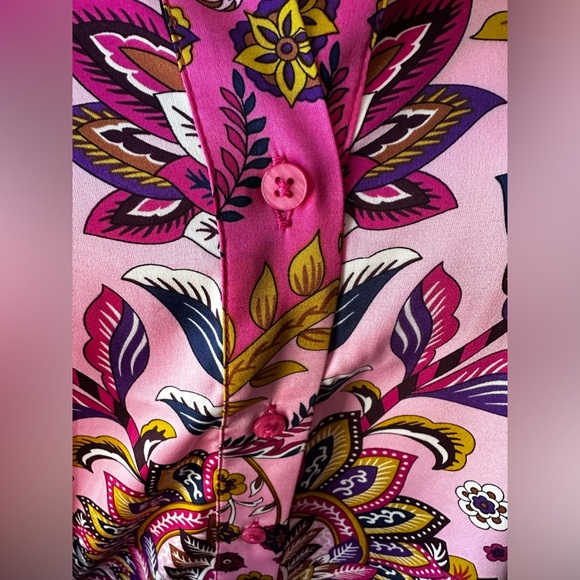 Rachel Zoe artsy button down blouse - Picture 3 of 5